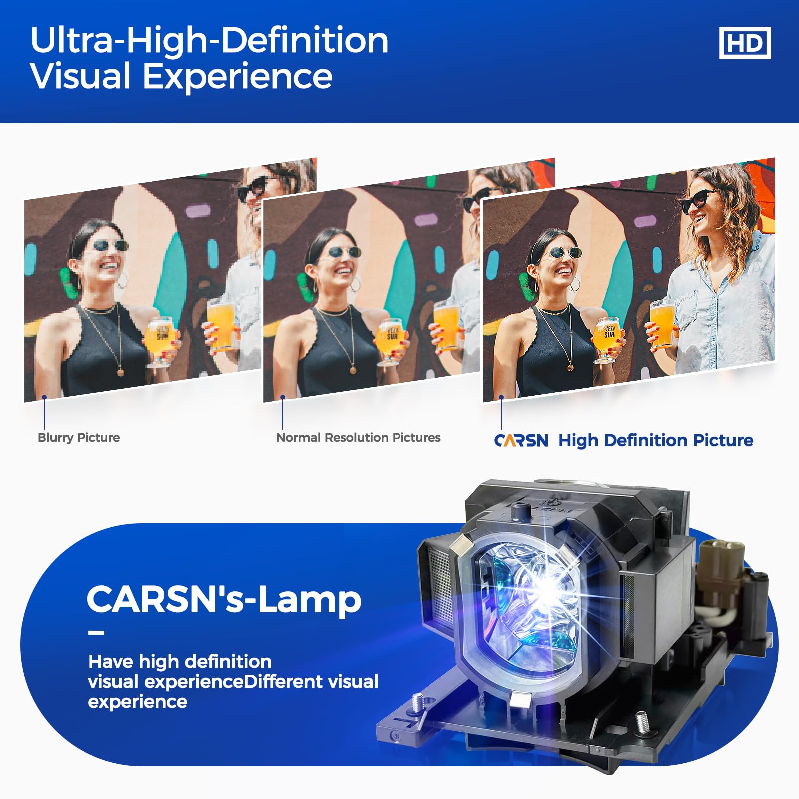 Amazon.com: CARSN DT01171 Replacement Projector Lamp for Hitachi
